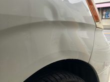太田市のお客様　トヨタ　アルファード　塗らないヘコミ修理　デントリペア